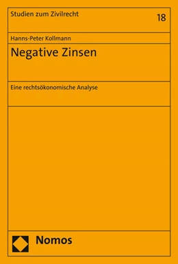Abbildung von Kollmann | Negative Zinsen | 1. Auflage | 2016 | 18 | beck-shop.de