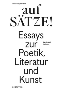 Abbildung von Schmatz | aufSÄTZE! | 1. Auflage | 2016 | beck-shop.de