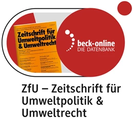 Abbildung von beck-online. ZfU | 1. Auflage | | beck-shop.de