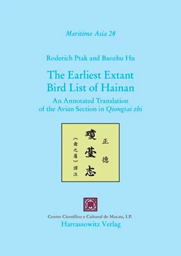 Abbildung von Ptak / Hu | The Earliest Extant Bird List of Hainan | 1. Auflage | 2015 | beck-shop.de
