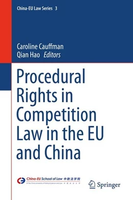 Abbildung von Cauffman / Hao | Procedural Rights in Competition Law in the EU and China | 1. Auflage | 2016 | beck-shop.de