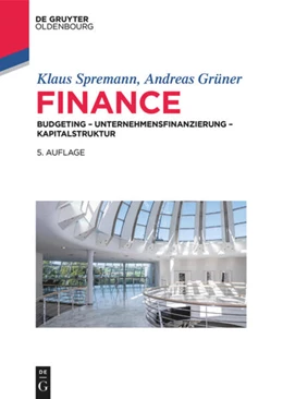 Abbildung von Spremann / Grüner | Finance | 5. Auflage | 2018 | beck-shop.de