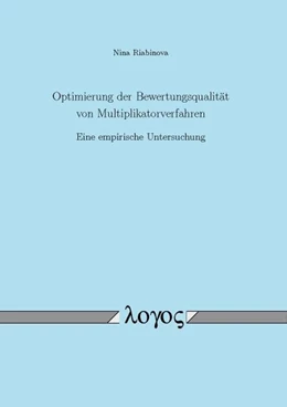 Abbildung von Riabinova | Optimierung der Bewertungsqualität von Multiplikatorverfahren | 1. Auflage | 2016 | beck-shop.de