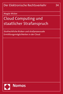 Abbildung von Wicker | Cloud Computing und staatlicher Strafanspruch | 1. Auflage | 2016 | 34 | beck-shop.de