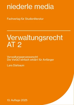 Abbildung von Dürbaum | Verwaltungsrecht AT 2 - VwGO | 7. Auflage | 2025 | beck-shop.de