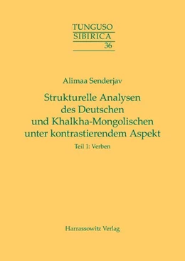 Abbildung von Senderjav | Strukturelle Analysen des Deutschen und Khalkha-Mongolischen unter kontrastierendem Aspekt | 1. Auflage | 2016 | beck-shop.de