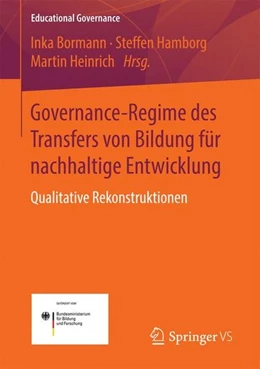 Abbildung von Bormann / Hamborg | Governance-Regime des Transfers von Bildung für nachhaltige Entwicklung | 1. Auflage | 2016 | beck-shop.de