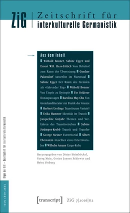 Abbildung von Heimböckel / Mein | Zeitschrift für interkulturelle Germanistik | 1. Auflage | 2016 | beck-shop.de