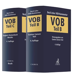 Abbildung von Beck'scher VOB-Kommentar | 4. Auflage | | beck-shop.de