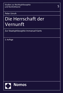 Abbildung von Unruh | Die Herrschaft der Vernunft | 2. Auflage | 2017 | Band 5 | beck-shop.de