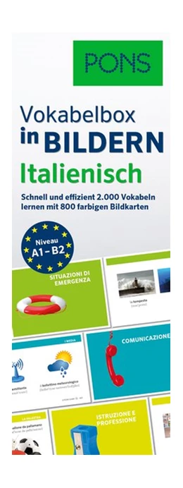 Abbildung von PONS Vokabelbox in Bildern Italienisch | 1. Auflage | 2016 | beck-shop.de