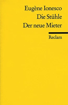Abbildung von Ionesco | Die Stühle. Der neue Mieter. Zwei Theaterstücke | 1. Auflage | 2001 | beck-shop.de