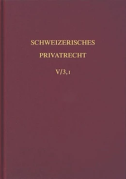 Abbildung von Schweizerisches Privatrecht, Band V/3,1: Sachenrecht. Teilband 3. Das Grundbuch - Erste Abteilung | 1. Auflage | 1988 | beck-shop.de