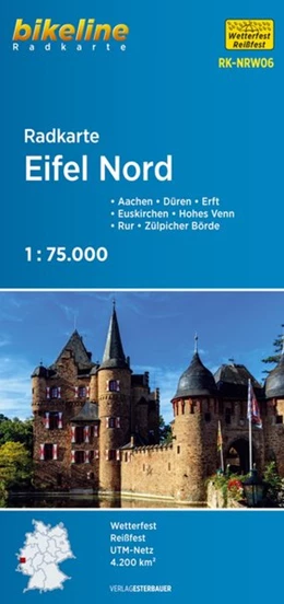 Abbildung von Bikeline Radkarte Deutschland Eifel Nord Aachen, Köln 1 : 75 000 | 2. Auflage | 2017 | beck-shop.de