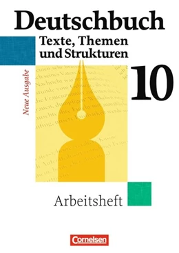 Abbildung von Diehm / Grunow | Deutschbuch 10. Schuljahr. Gymnasium. Arbeitsheft mit Lösungen | 1. Auflage | 2009 | beck-shop.de