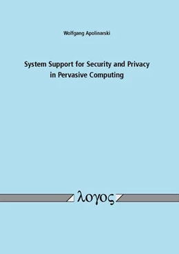 Abbildung von Apolinarski | System Support for Security and Privacy in Pervasive Computing | 1. Auflage | 2016 | beck-shop.de