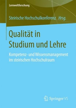 Abbildung von Steirische Hochschulkonferenz | Qualität in Studium und Lehre | 1. Auflage | 2016 | beck-shop.de