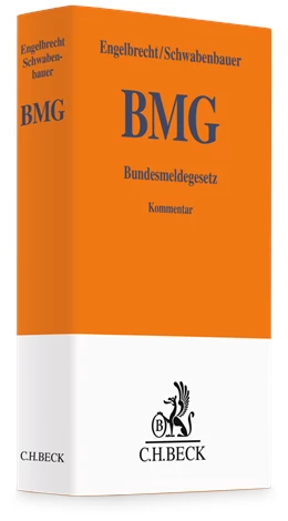 Abbildung von Engelbrecht / Schwabenbauer | Bundesmeldegesetz: BMG | 1. Auflage | 2022 | beck-shop.de