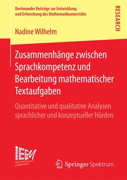 Abbildung von Wilhelm | Zusammenhänge zwischen Sprachkompetenz und Bearbeitung mathematischer Textaufgaben | 1. Auflage | 2016 | beck-shop.de