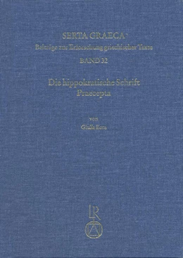 Abbildung von Ecca | Die hippokratische Schrift Praecepta | 1. Auflage | 2016 | beck-shop.de