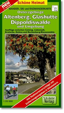 Abbildung von Osterzgebirge. Altenberg, Glashütte, Dippoldiswalde und Umgebung 1 : 35 000. Wander-, Ski- und Radwanderkarte | 4. Auflage | 2016 | beck-shop.de