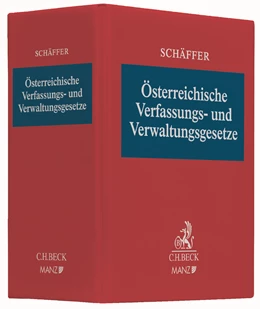 Abbildung von Schäffer | Österreichische Verfassungs- und Verwaltungsgesetze | 100. Auflage | 2024 | beck-shop.de