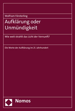 Abbildung von Försterling | Aufklärung oder Unmündigkeit | 1. Auflage | 2016 | beck-shop.de