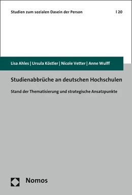 Abbildung von Ahles / Köstler | Studienabbrüche an deutschen Hochschulen | 1. Auflage | 2016 | 20 | beck-shop.de