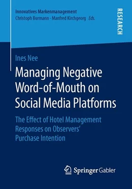 Abbildung von Nee | Managing Negative Word-of-Mouth on Social Media Platforms | 1. Auflage | 2016 | beck-shop.de