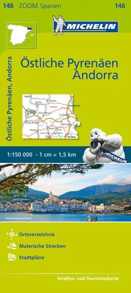 Abbildung von Michelin | Michelin Zoomkarte Östliche Pyrenäen, Andorra 1 : 150 000 | 1. Auflage | 2017 | beck-shop.de