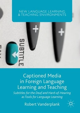 Abbildung von Vanderplank | Captioned Media in Foreign Language Learning and Teaching | 1. Auflage | 2016 | beck-shop.de