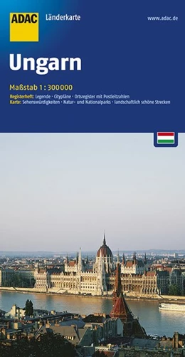 Abbildung von ADAC LänderKarte Ungarn 1 : 300 000 | 5. Auflage | 2016 | beck-shop.de