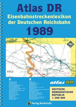 Abbildung von Rockstuhl | ATLAS DR 1989 - Eisenbahnstreckenlexikon der Deutschen Reichsbahn | 1. Auflage | 2016 | beck-shop.de