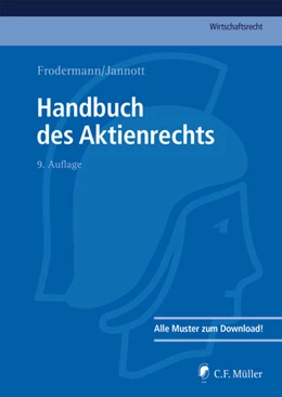 Abbildung von Frodermann / Jannott | Handbuch des Aktienrechts | 9. Auflage | 2017 | beck-shop.de