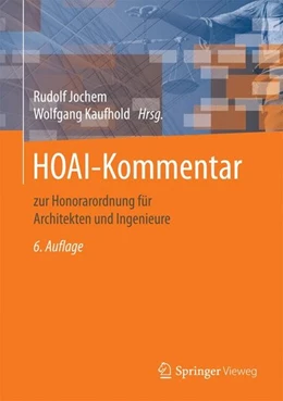 Abbildung von Jochem / Kaufhold | HOAI-Kommentar | 6. Auflage | 2016 | beck-shop.de