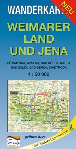 Abbildung von Gebhardt | Weimarer Land und Jena 1 : 50 000 Wanderkarte | 6. Auflage | 2016 | beck-shop.de