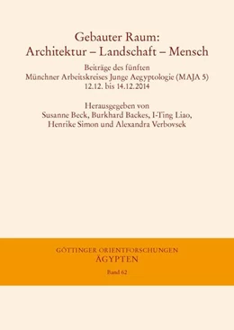 Abbildung von Beck / Backes | Gebauter Raum: Architektur - Landschaft - Mensch | 1. Auflage | 2016 | beck-shop.de