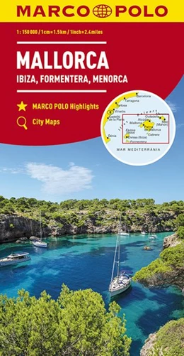 Abbildung von MARCO POLO Karte Mallorca, Ibiza, Formentera, Menorca 1:150 000 | 3. Auflage | 2017 | beck-shop.de