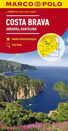 Abbildung von MARCO POLO Karte Costa Brava, Andorra, Perpignan, Barcelona 1:200 000 | 5. Auflage | 2017 | beck-shop.de