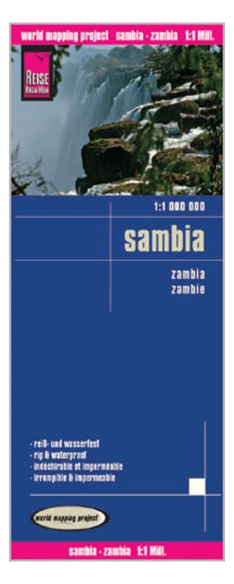 Abbildung von Reise Know-How Verlag | Reise Know-How Landkarte Sambia 1:1.000.000 | 3. Auflage | 2016 | beck-shop.de