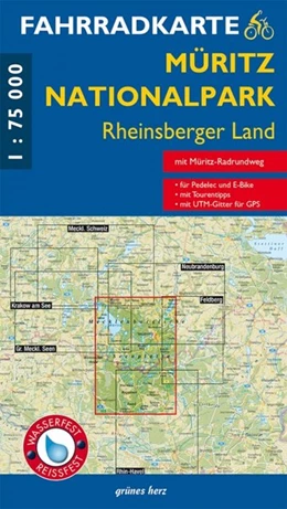 Abbildung von Gebhardt | Müritz-Nationalpark - Rheinsberger Land 1 : 75 000 Fahrradkarte | 6. Auflage | 2016 | beck-shop.de