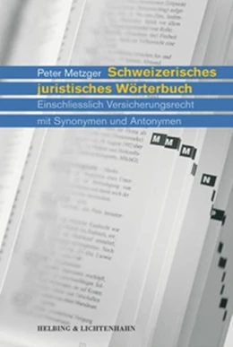 Abbildung von Metzger | Schweizerisches juristisches Wörterbuch | 1. Auflage | 2005 | beck-shop.de