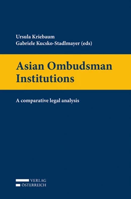 Abbildung von Kriebaum / Kucsko-Stadlmayer | Asian Ombudsman Institutions | 1. Auflage | 2016 | beck-shop.de