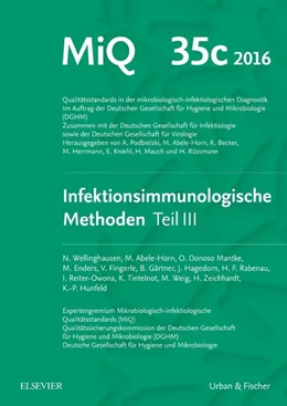 Abbildung von Hunfeld / Podbielski | MIQ Heft: 35c Infektionsimmunologische Methoden Teil 3 | 1. Auflage | 2016 | beck-shop.de