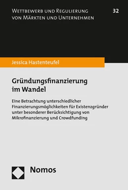 Abbildung von Hastenteufel | Gründungsfinanzierung im Wandel | 1. Auflage | 2016 | beck-shop.de