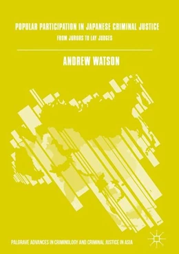 Abbildung von Watson | Popular Participation in Japanese Criminal Justice | 1. Auflage | 2016 | beck-shop.de