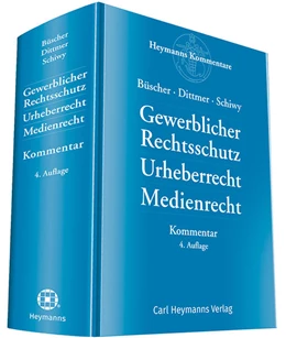 Abbildung von Büscher / Dittmer | Gewerblicher Rechtsschutz Urheberrecht Medienrecht | 4. Auflage | 2024 | beck-shop.de