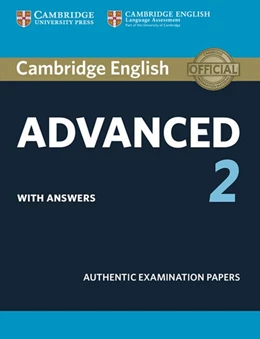 Abbildung von Cambridge English Advanced 2 for updated exam. Student's Book with answers | 1. Auflage | 2016 | beck-shop.de
