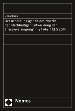 Abbildung von Blunk | Der Bedeutungsgehalt des Zwecks der 