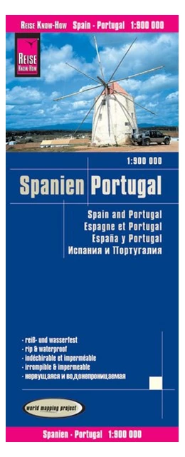 Abbildung von Reise Know-How Verlag | Reise Know-How Landkarte Spanien, Portugal 1:900.000 | 3. Auflage | 2016 | beck-shop.de